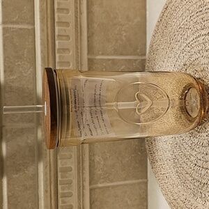 NEW Hearth & Hand By Magnolia Glass Heart Tumbler